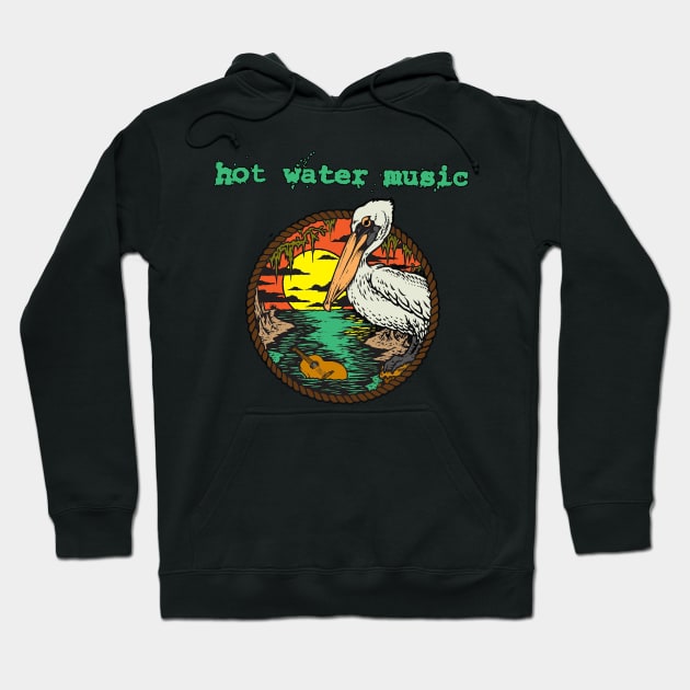 Hot Water Music Hoodie by ProjectDogStudio